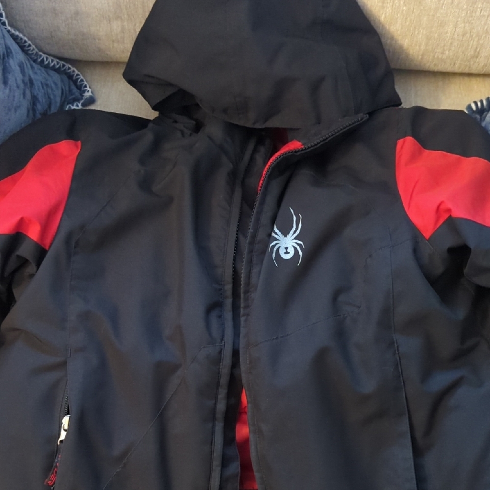 Spyder Black and Red Jacket (Challenger)